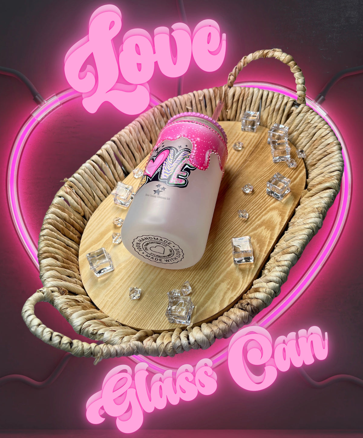 Love Glass Can Cup