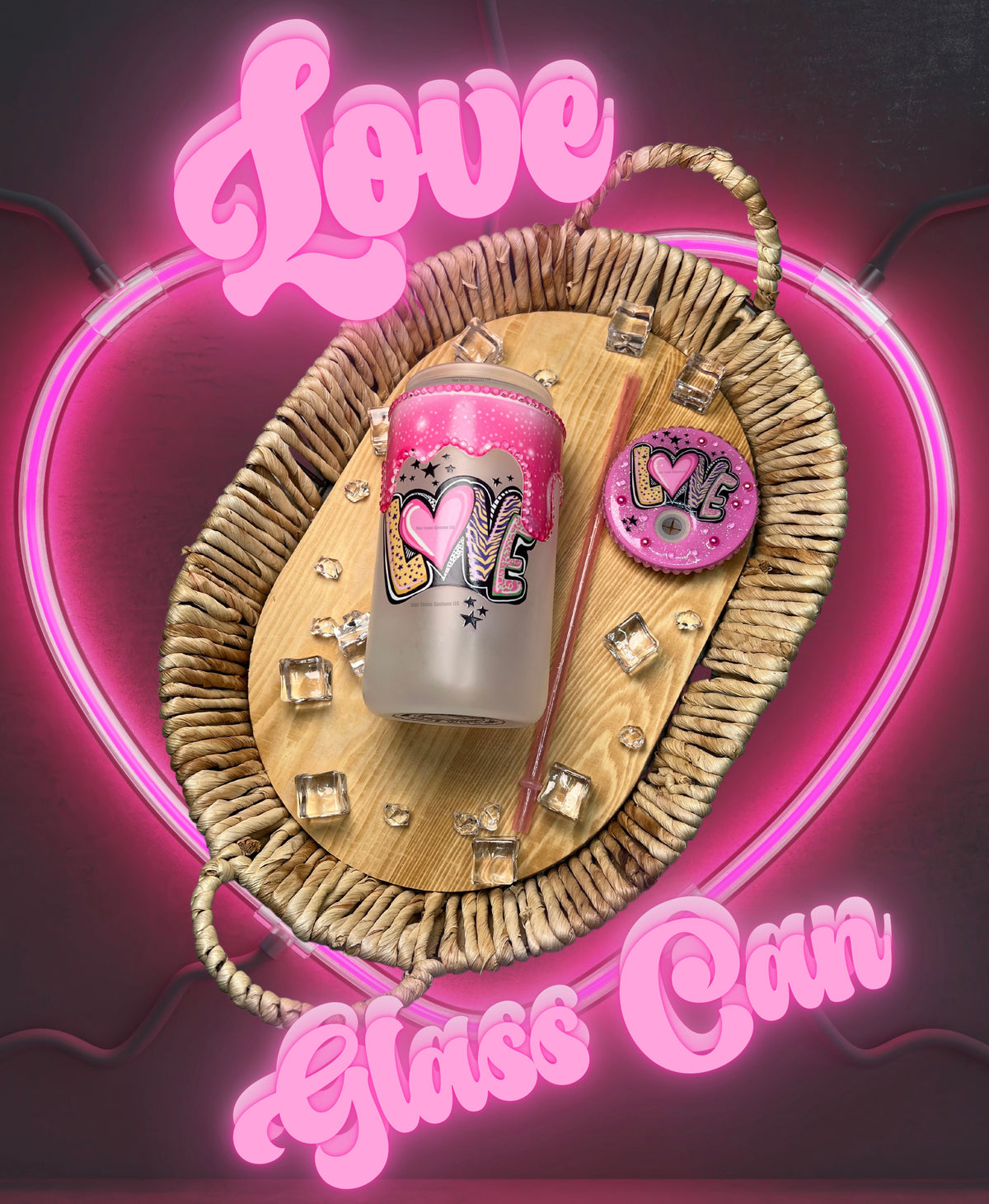 Love Glass Can Cup