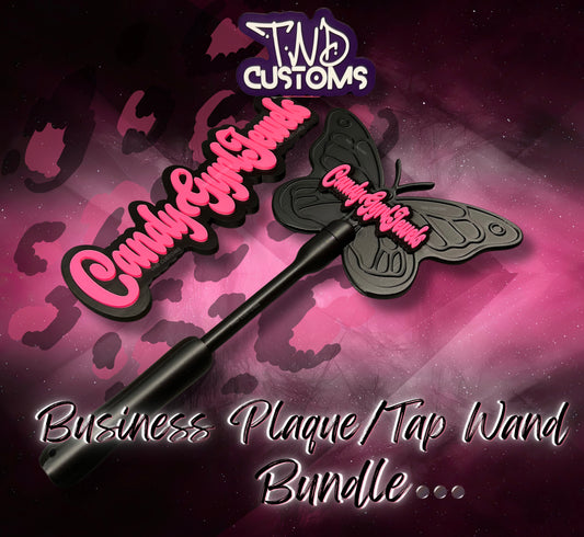 3D Business Plaque/Tap Pay Wand Bundle