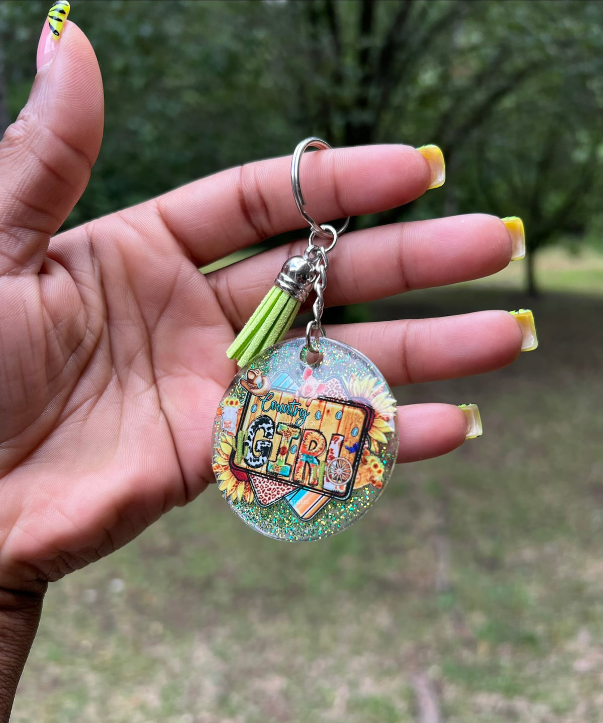 Country Girl Keychain
