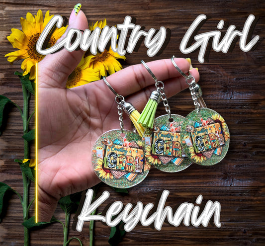 Country Girl Keychain