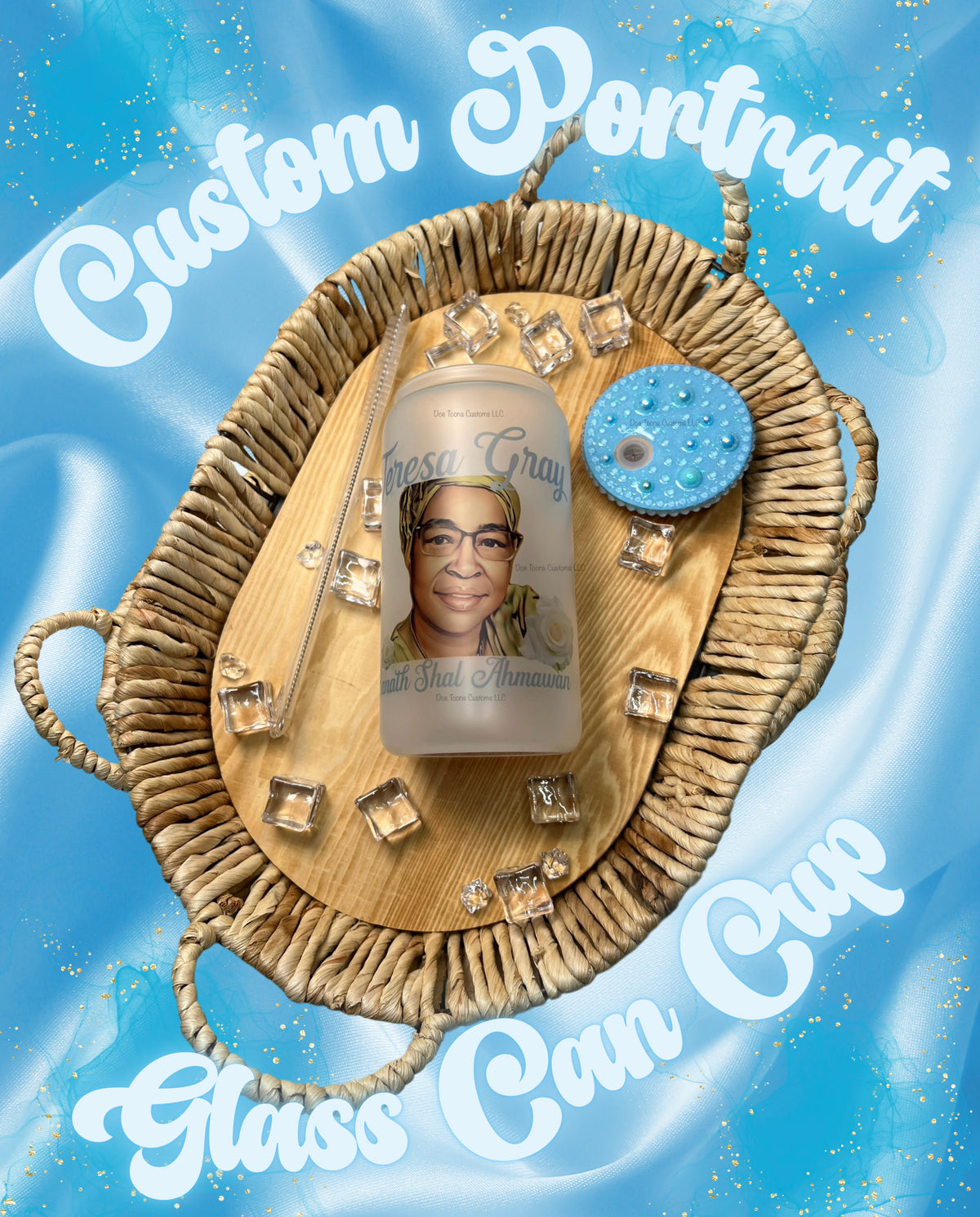 Portrait Glass Can