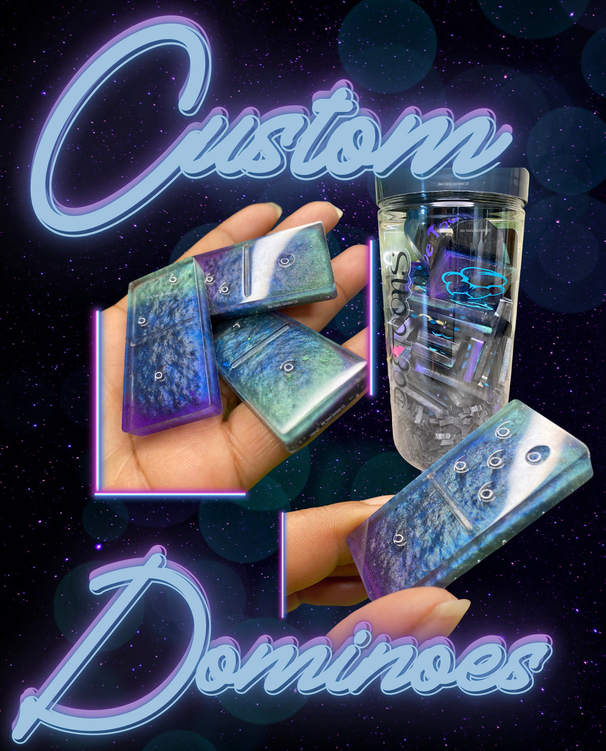 Custom Dominoes Set