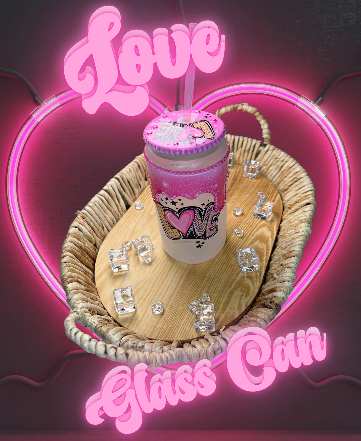 Love Glass Can Cup