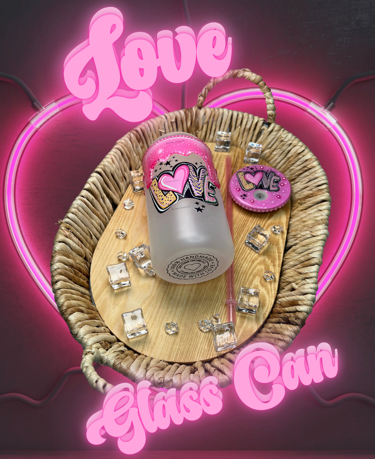 Love Glass Can Cup