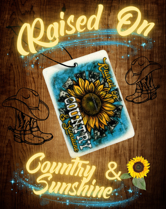 Raised On Country & Sunshine Air Freshener