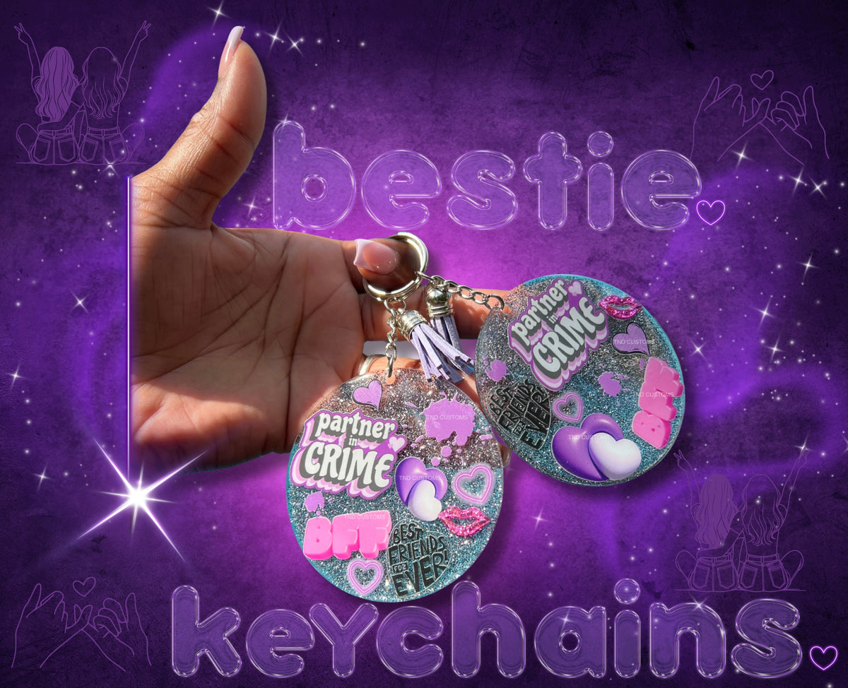 Bestie “Matching” Keychains