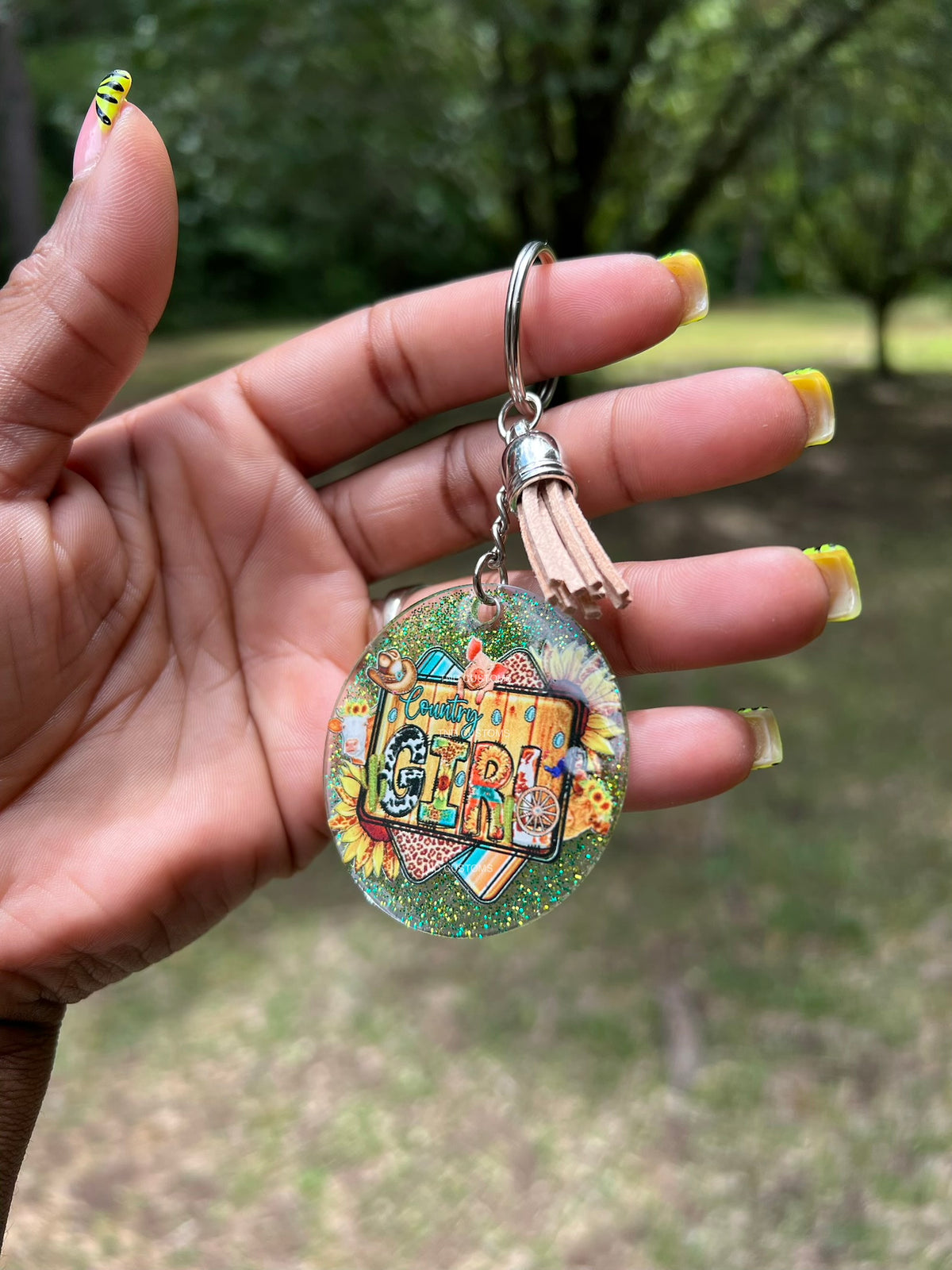 Country Girl Keychain