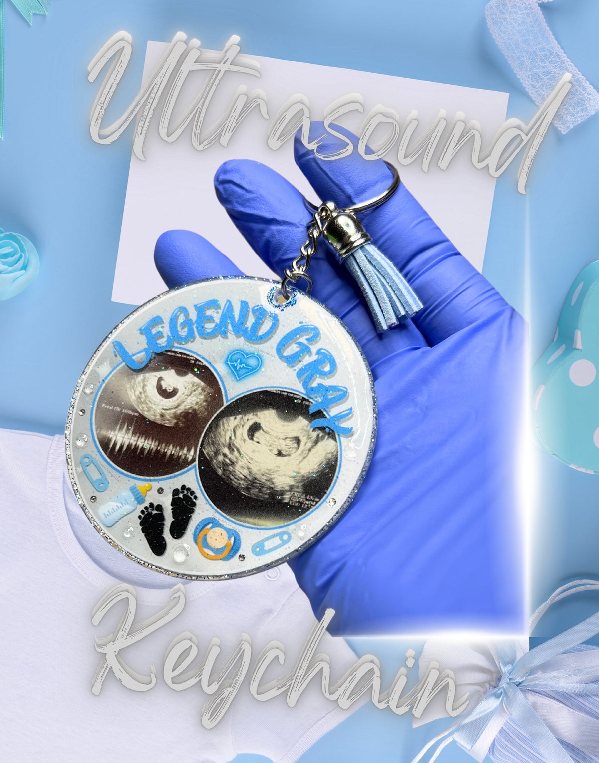 Baby Ultrasound Keychains