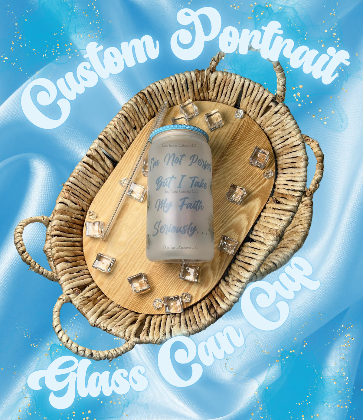 Portrait Glass Can