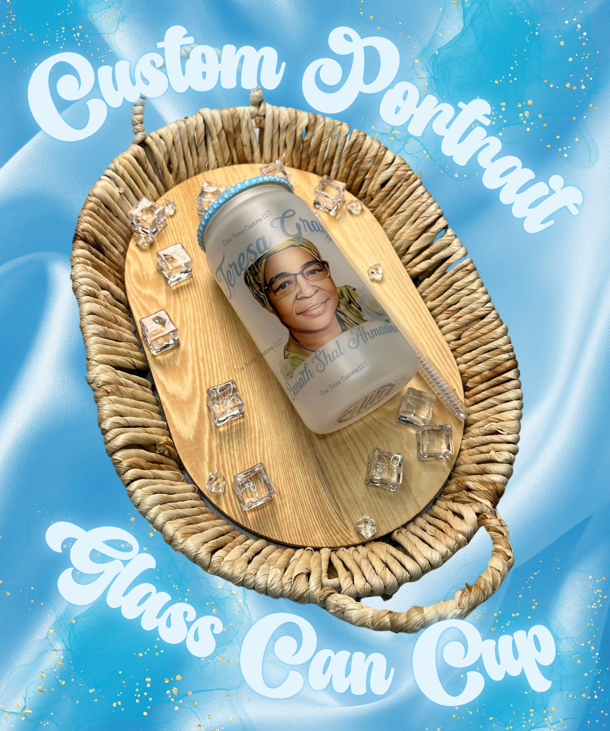 Portrait Glass Can
