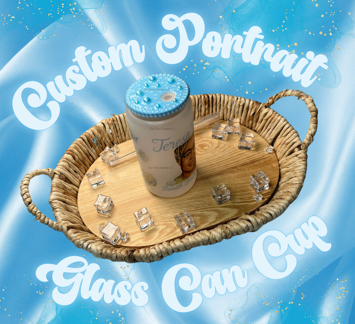 Portrait Glass Can