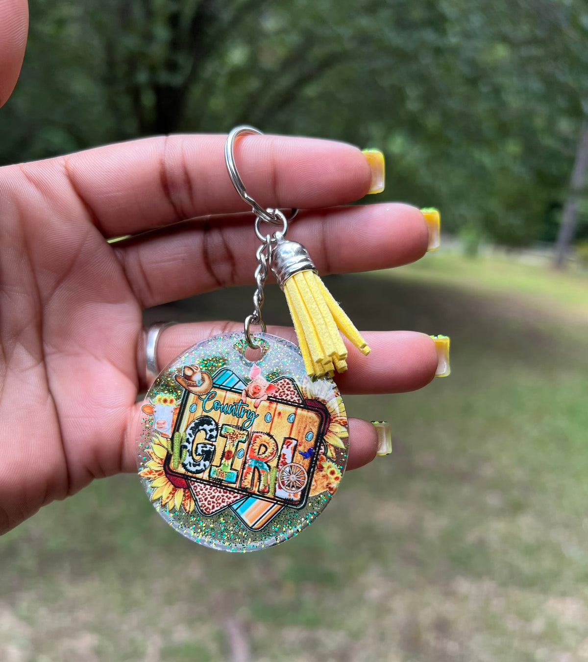 Country Girl Keychain