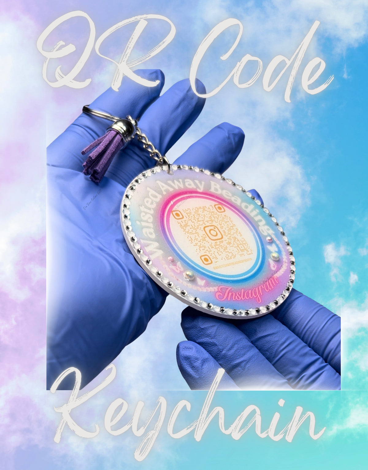 QR Code Keychain