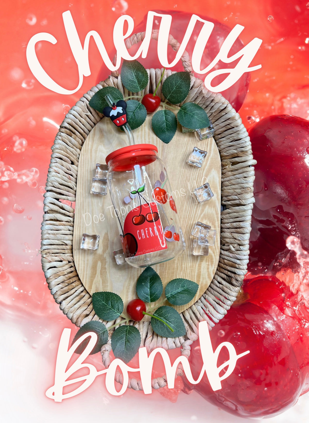 Cherry Bomb Glass Cup