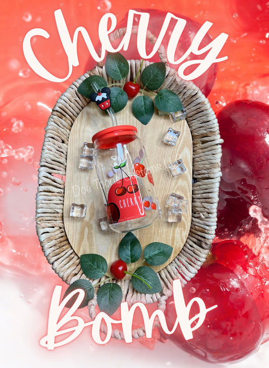 Cherry Bomb Glass Cup